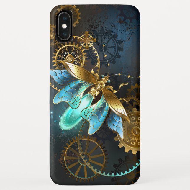 Funda De Case-Mate Para iPhone Luciérnaga de Steampunk (Reverso)
