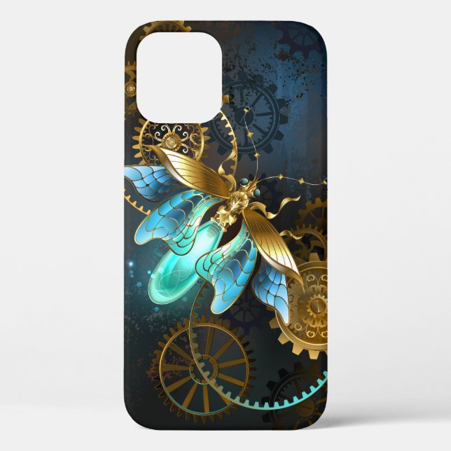 Funda De Case-Mate Para iPhone Luciérnaga de Steampunk (Reverso )