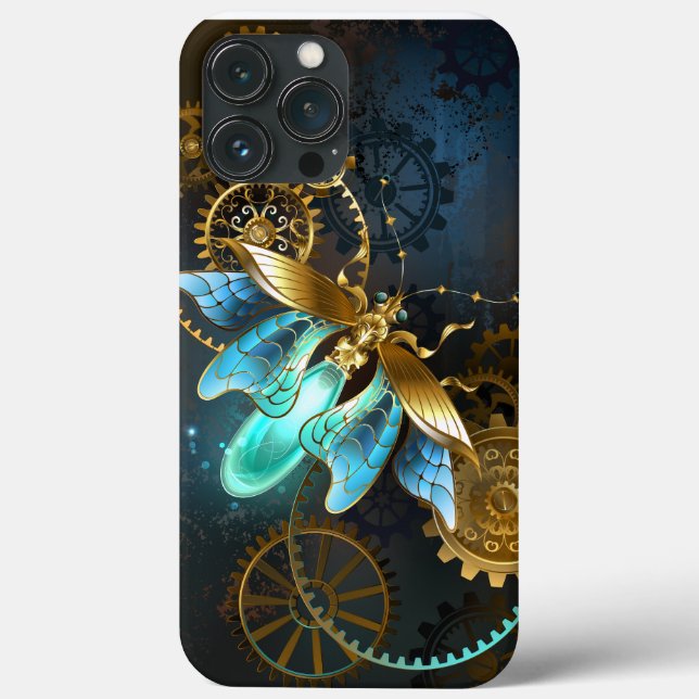 Funda De Case-Mate Para iPhone Luciérnaga de Steampunk (Reverso )