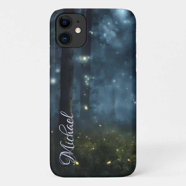 Funda De Case-Mate Para iPhone Luciérnagas Luciérnagas Forestales (Reverso)