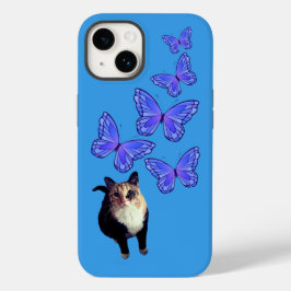 Funda Para iPhone 14 De Case-Mate Lucille & The Butterflies Cat 
