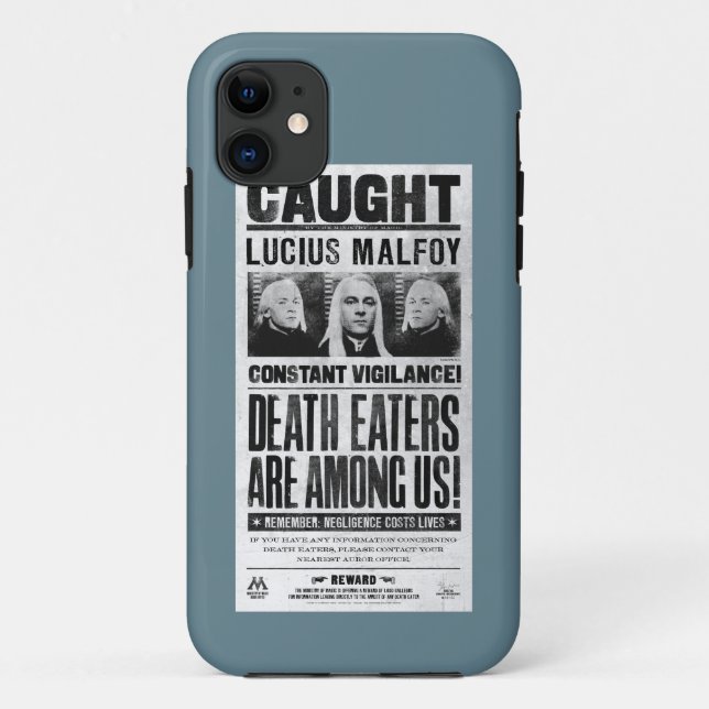 Funda De Case-Mate Para iPhone Lucius Malfoy Quería Poster (Reverso)