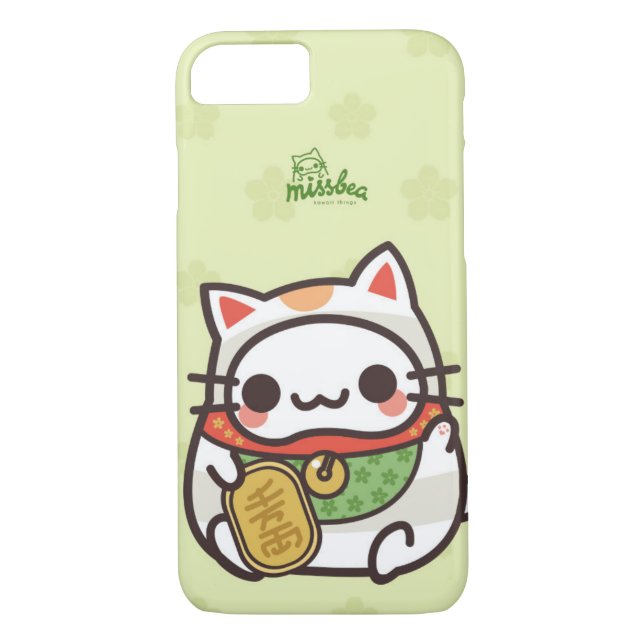 Funda De Case-Mate Para iPhone Lucky bae cat (Reverso)