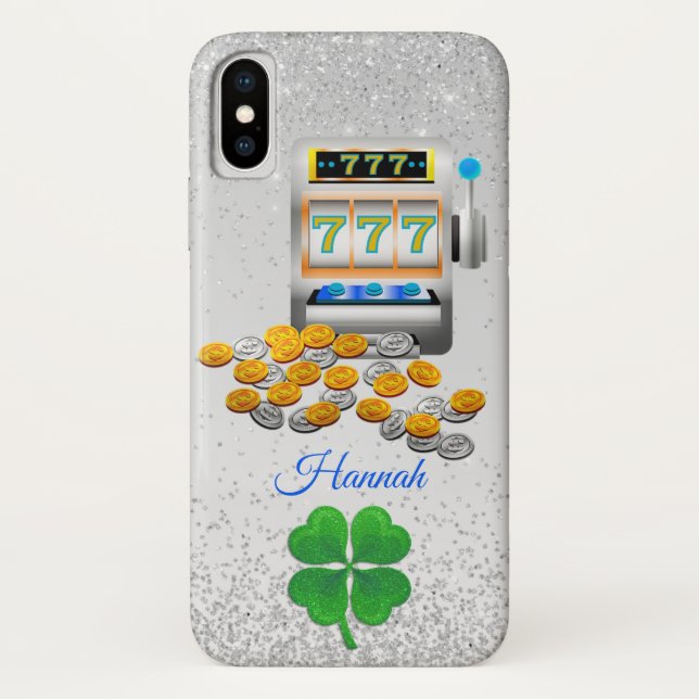 Funda De Case-Mate Para iPhone Lucky Casino Personalizado (Reverso)