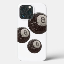 Funda Para iPhone 13 Pro Lucky Disco 8 PINK, Lucky 8 disco Ball, Snooker