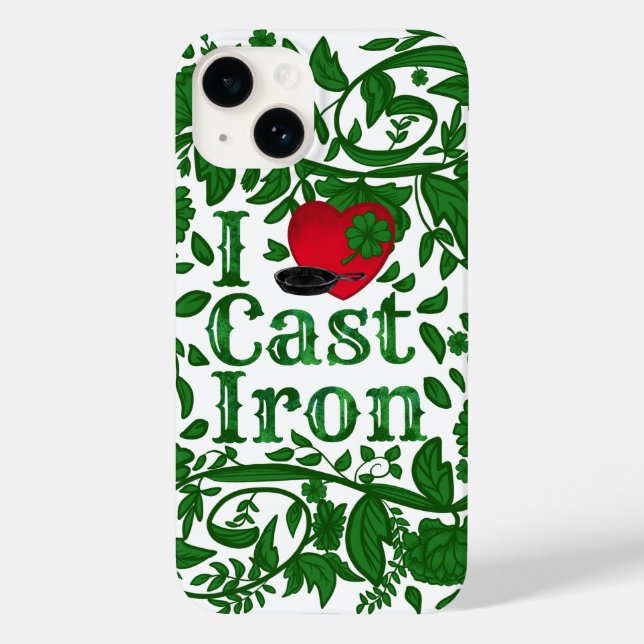 Funda De Case-Mate Para iPhone Lucky find Cast Iron iPhone estuche (Reverso )