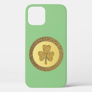Funda Para iPhone 12 Lucky Irish Shamrock Gold Coin