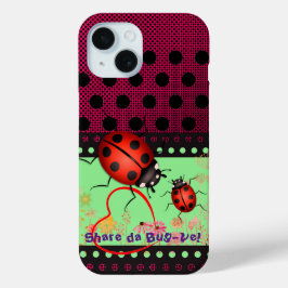 Funda Para iPhone 15 Lucky Ladybug Spots
