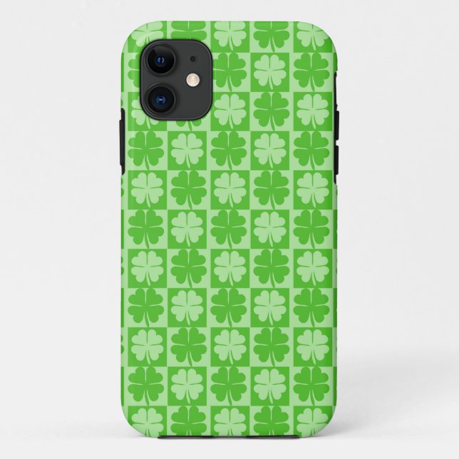 Funda De Case-Mate Para iPhone Lucky Shamrock (Reverso)
