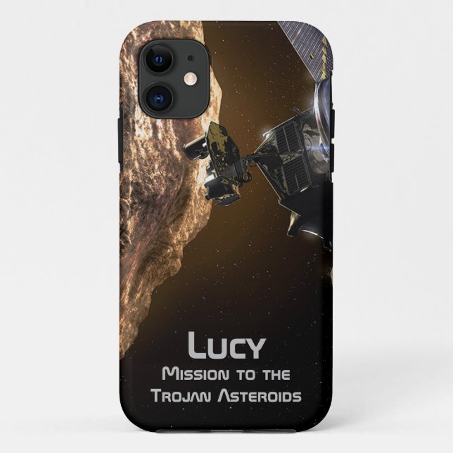 Funda De Case-Mate Para iPhone Lucy Misión al estudio de los asteroides troyanos (Reverso)
