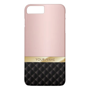 Funda Para iPhone 8 Plus/7 Plus Lujo conocido de encargo del oro color de rosa