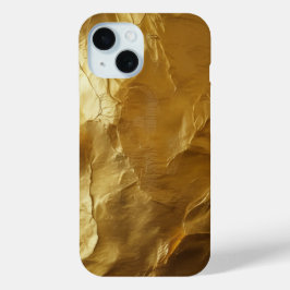Funda Para iPhone 15 Lujo de Oro