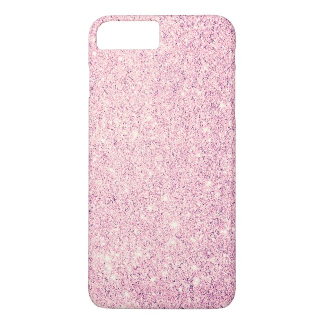 Funda De Case-Mate Para iPhone Lujo rosado elegante del purpurina (Reverso)