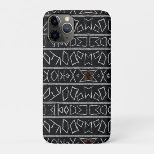 Funda Para iPhone 11 Pro Lujosa tela de barro africana caribeña sofisticada
