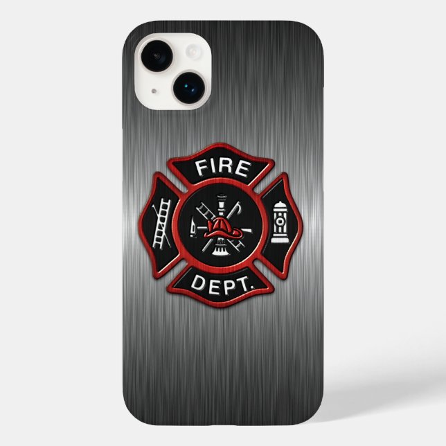 Funda De Case-Mate Para iPhone Lujoso bombero (Reverso )