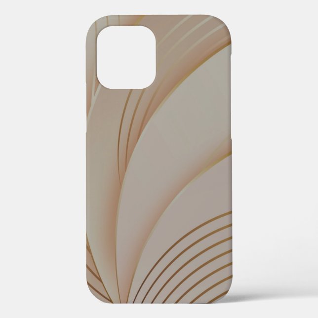 Funda De Case-Mate Para iPhone Lujoso Golden (Reverso )