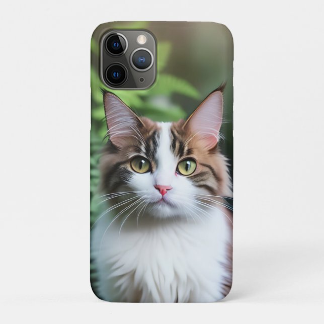 Funda De Case-Mate Para iPhone Lulu El Gato Ragdoll, (Reverso)