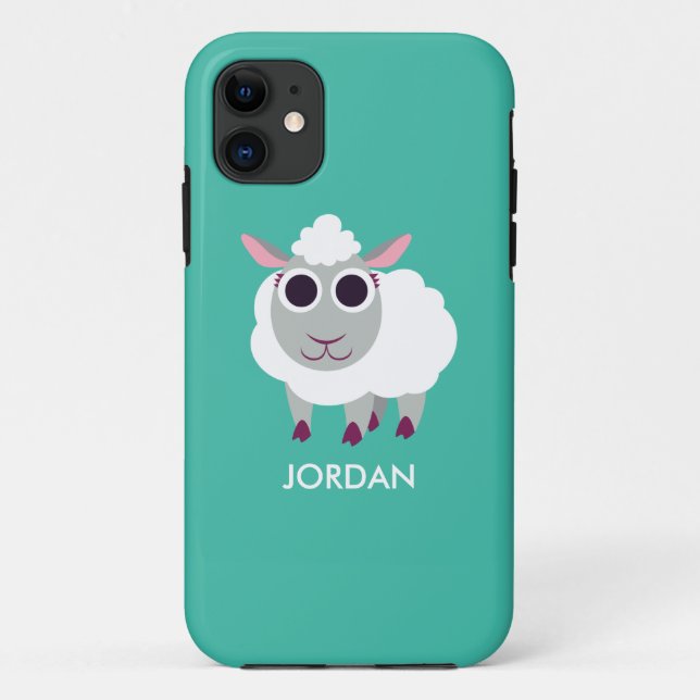Funda De Case-Mate Para iPhone Lulu las ovejas (Reverso)