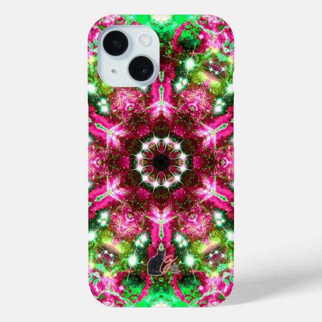 Funda De Case-Mate Para iPhone Luminoso Stellar Kaleid (Reverso )