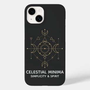 Funda Para iPhone 14 De Case-Mate Luna Creciente Mínima y Arte de Línea Solar Esti
