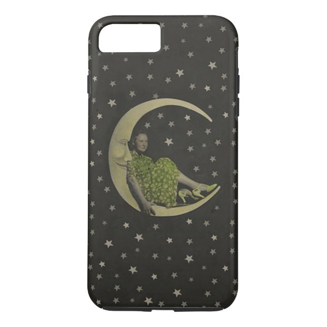 Funda De Case-Mate Para iPhone Luna de época - (Reverso)