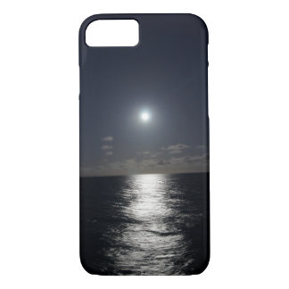 Funda Para iPhone 8/7 luna del caso del iPhone 7 y playa del océano en