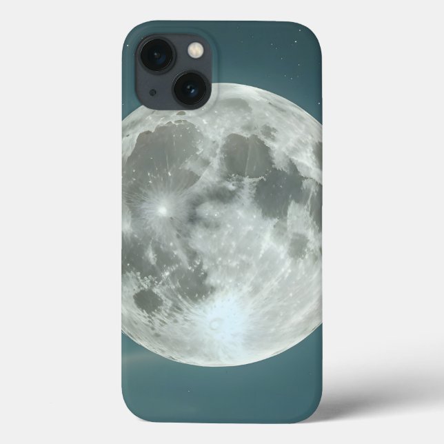 Funda De Case-Mate Para iPhone Luna llena (Reverso)