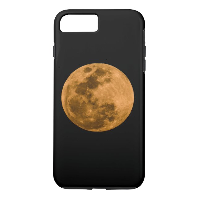 Funda De Case-Mate Para iPhone Luna Llena en oscuridad (Reverso)