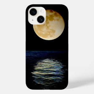 Funda Para iPhone 14 De Case-Mate Luna Reflection Sea Superluna Night Super Water.