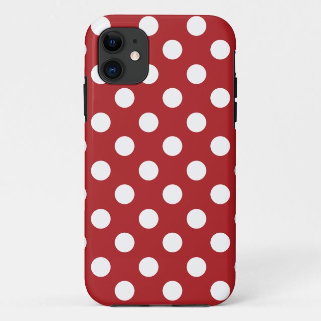 Funda De Case-Mate Para iPhone Lunar blanco rojo (Reverso)
