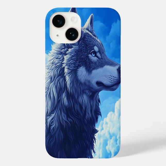 Funda De Case-Mate Para iPhone 🐺 Lunar Howl iPhone Case (Reverso )