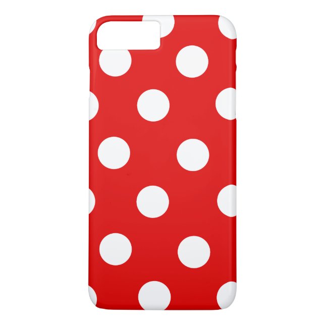 Funda De Case-Mate Para iPhone Lunar rojo y blanco (Reverso)