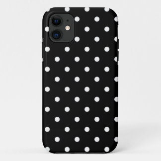 Funda Para iPhone 11 Lunares Blancos Y Negros