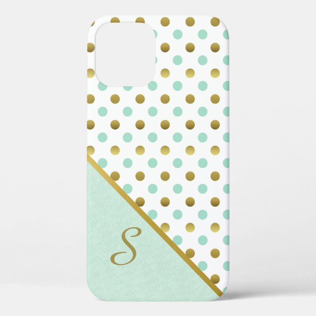 Funda De Case-Mate Para iPhone Lunares chic (Reverso )