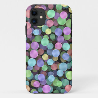 Funda Para iPhone 11 Lunares chispeantes del arco iris