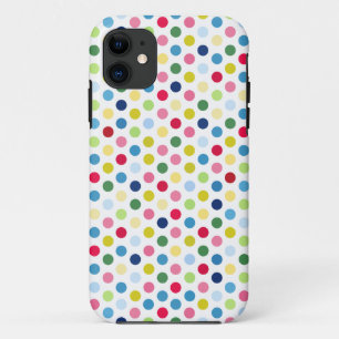 Funda Para iPhone 11 Lunares del arco iris