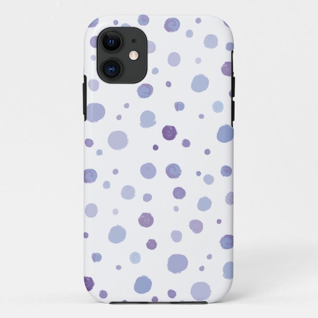 Funda De Case-Mate Para iPhone lunares pintados a mano (Reverso)
