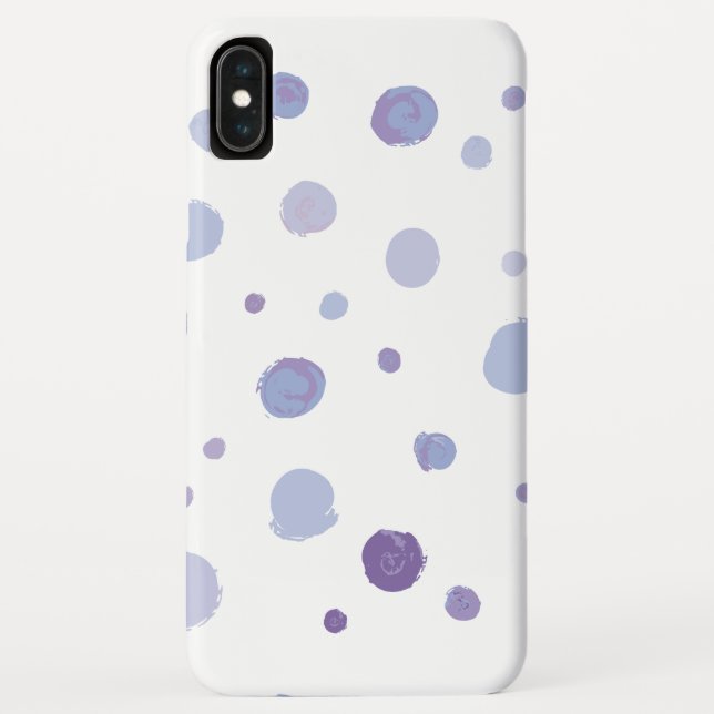 Funda De Case-Mate Para iPhone lunares pintados a mano (Reverso)
