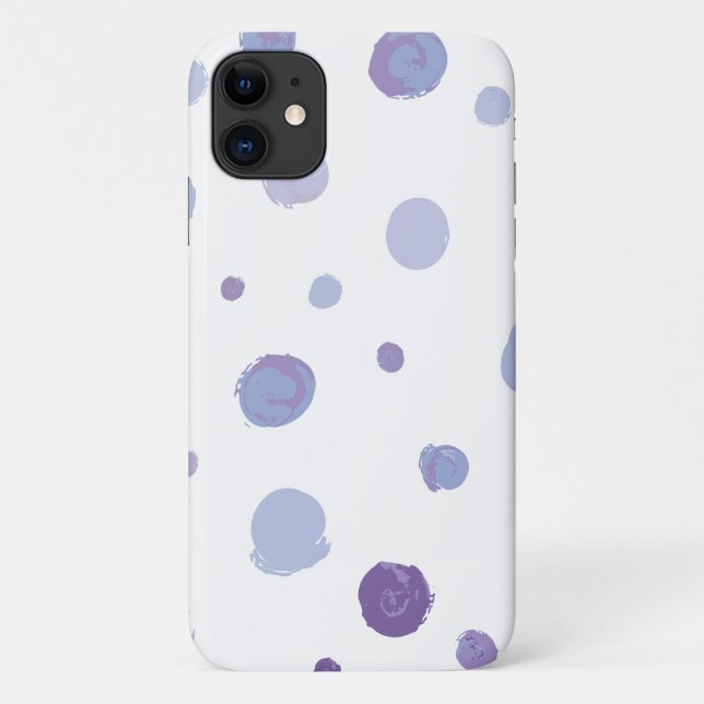 Funda De Case-Mate Para iPhone lunares pintados a mano (Reverso)