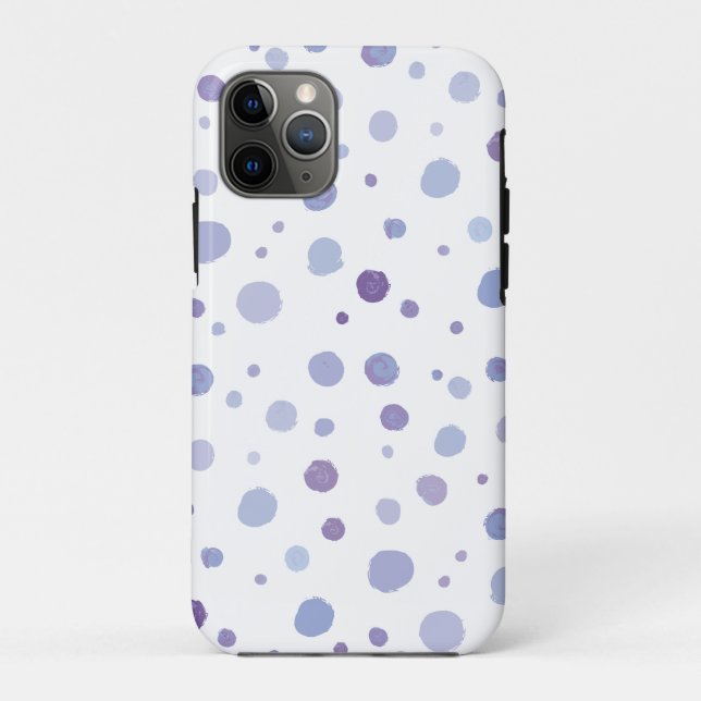 Funda De Case-Mate Para iPhone lunares pintados a mano (Reverso)