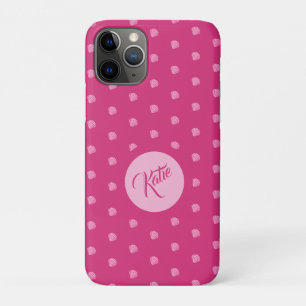 Funda Para iPhone 11 Pro Lunares rosados - conchas marinas -
