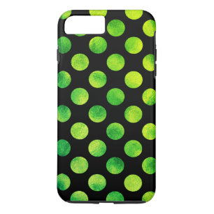 Funda Para iPhone 8 Plus/7 Plus Lunares Verdes Desteñidos