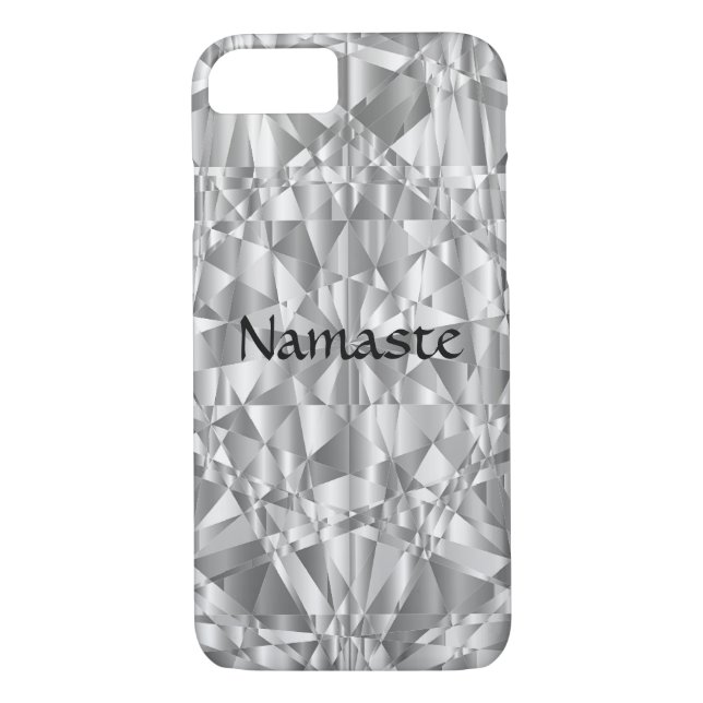 Funda De Case-Mate Para iPhone Luxury Silver Namaste (Reverso)