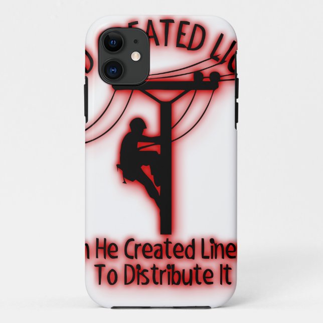 Funda De Case-Mate Para iPhone Luz creada dios - biblia divertida, diseño del (Reverso)