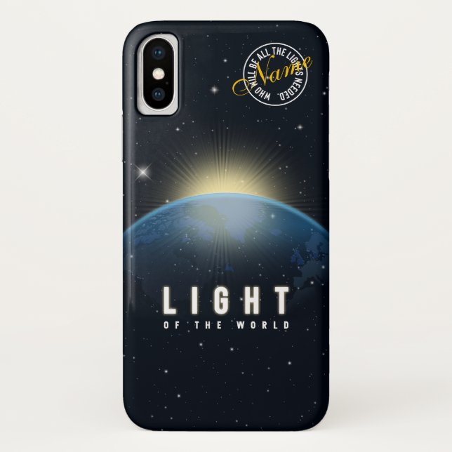 Funda De Case-Mate Para iPhone Luz del mundo | (Reverso)