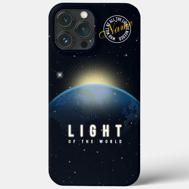 Funda De Case-Mate Para iPhone Luz del mundo | (Reverso )