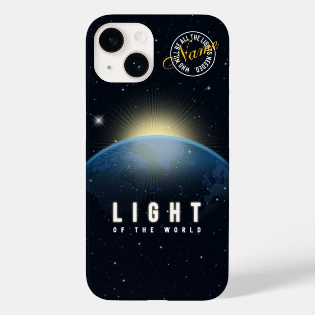 Funda De Case-Mate Para iPhone Luz del mundo | (Reverso )