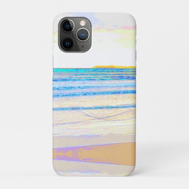 Funda De Case-Mate Para iPhone Luz matutina de playa (Reverso)