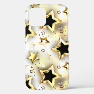 Funda Para iPhone 12 Luz sin fisuras con estrellas doradas