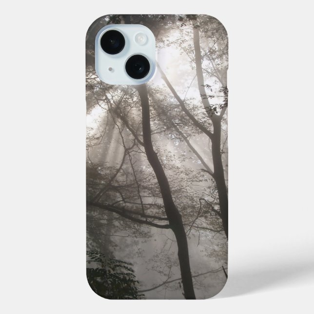 Funda De Case-Mate Para iPhone Luz solar a través de árboles (Reverso )